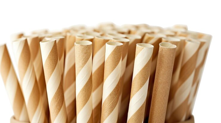 Plastic Free Brown Paper Straws in Malaysia